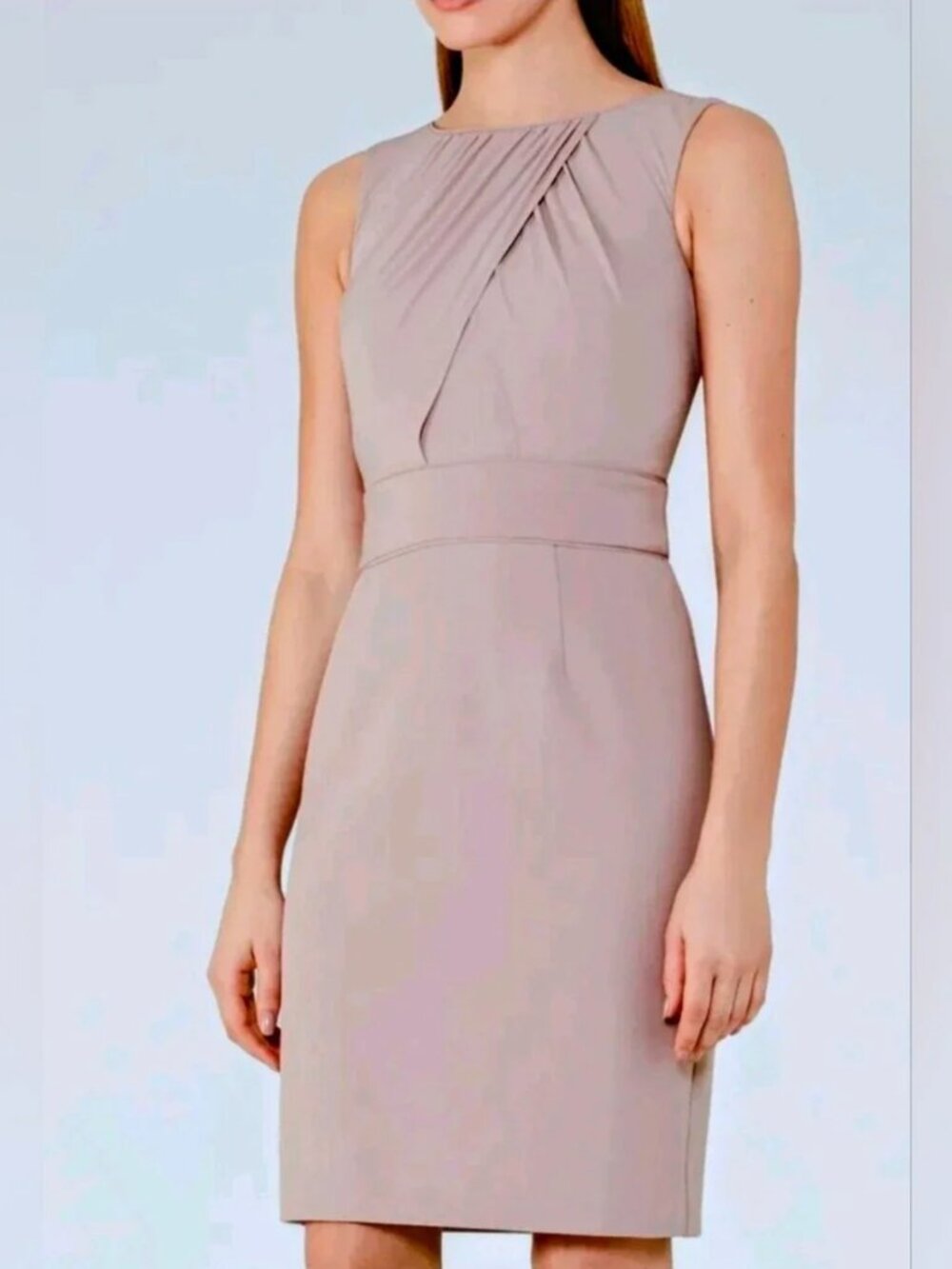 REISS Benoit Nude-Tone Sleeveless dress~Size 10